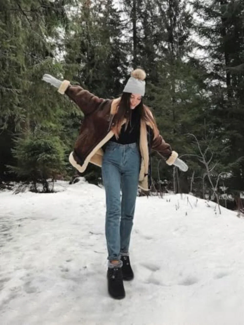 Cozy Winter Snow Boots for Women | Fur Lined Warm Ankle Booties, Perfect for